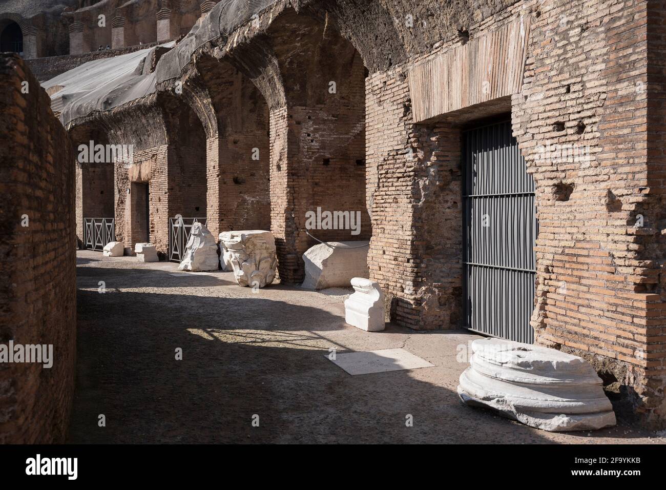 The Flavian Amphitheater, also known as The Colosseum, is completely ...