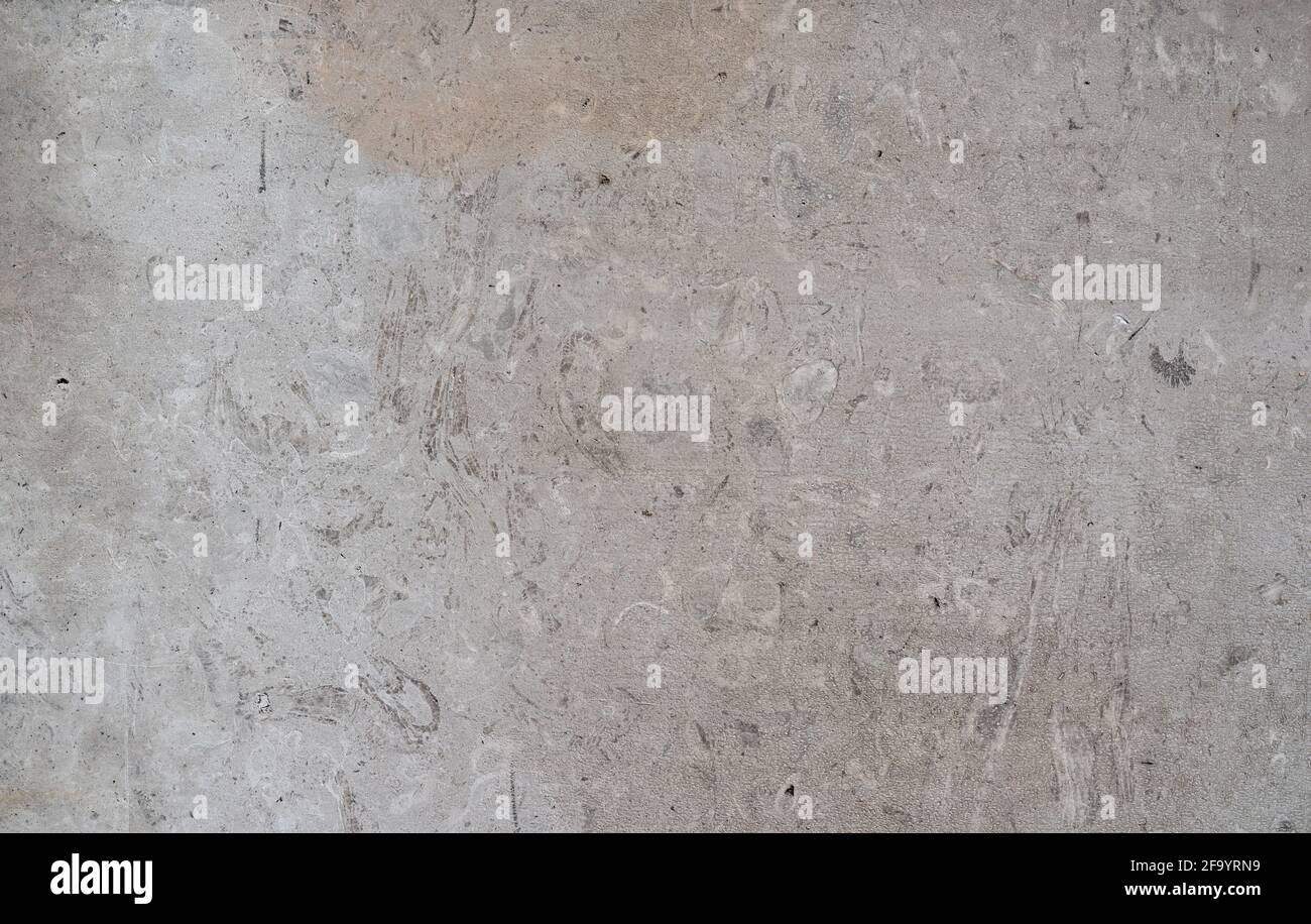 scratched and stained concrete background texture wall Stock Photo
