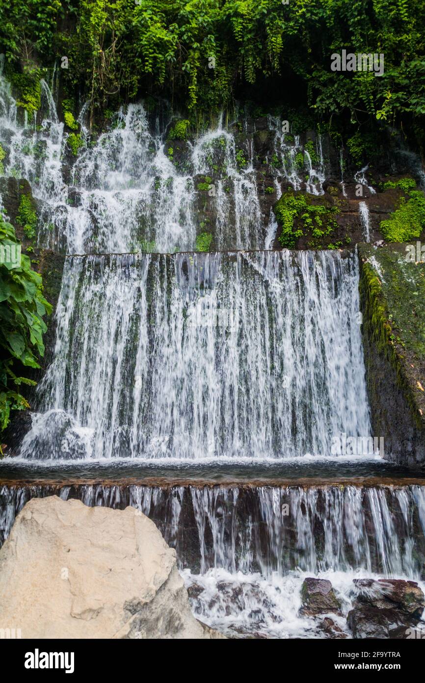 One of Chorros de la Calera, set of waterfalls near Juayua village, El