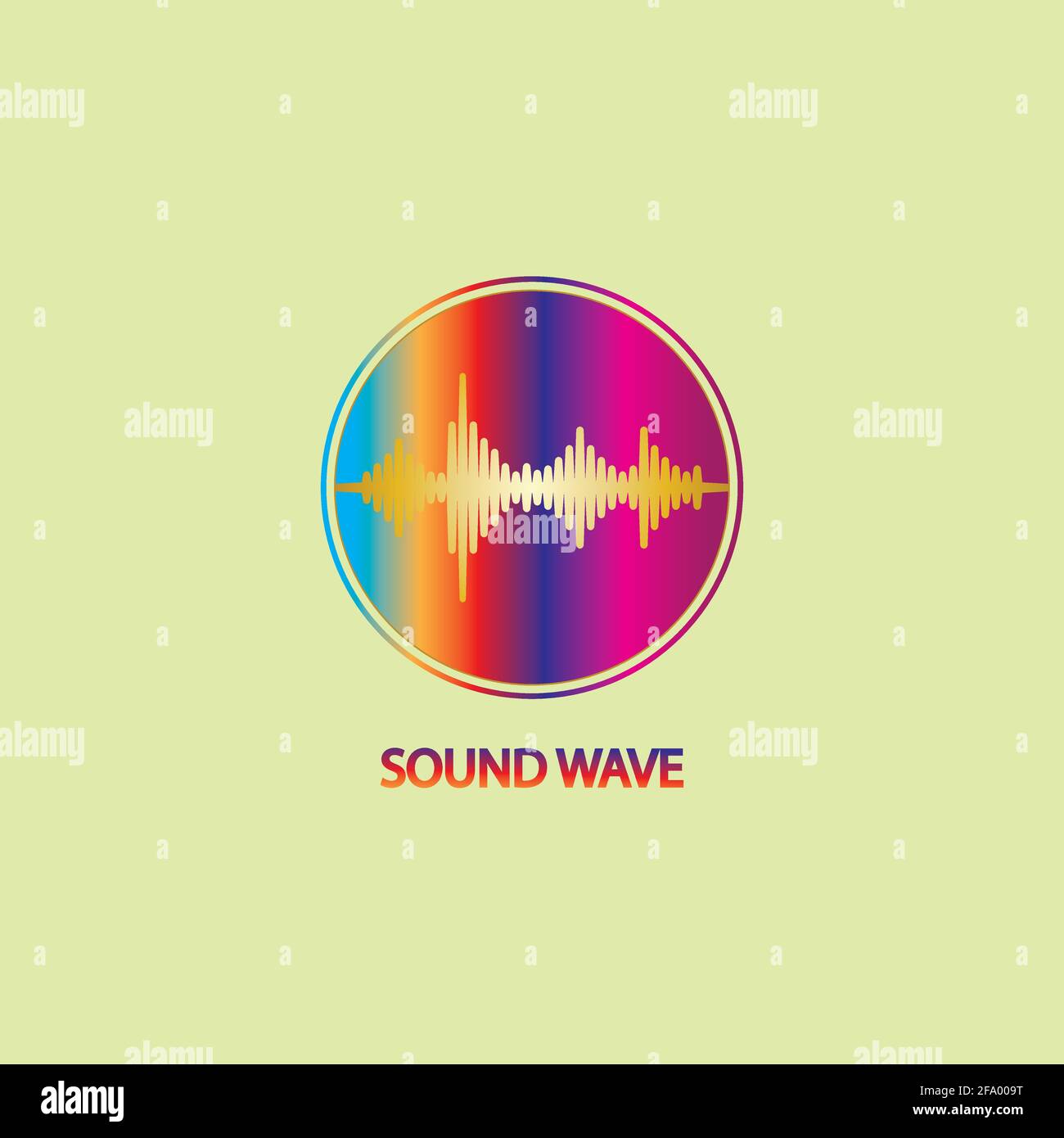 Sound Wave. Colorful sound waves for party, DJ, pub, clubs, discos. Audio equalizer technology. illustration Stock Vector