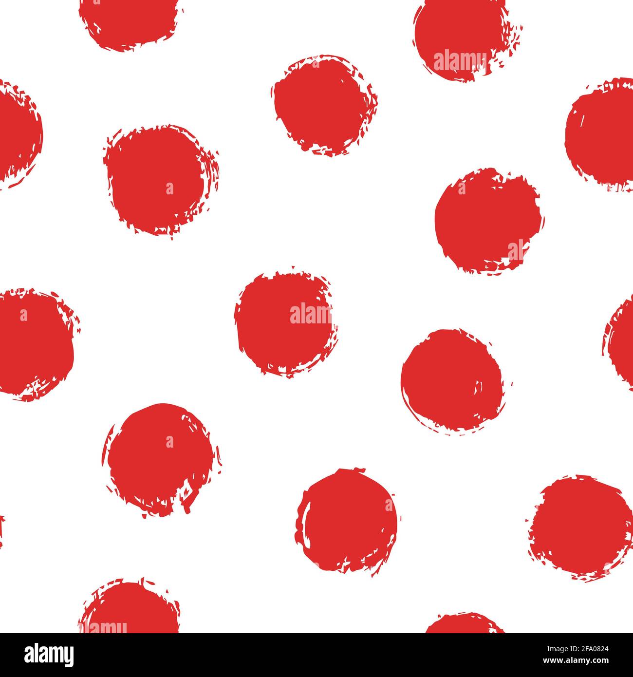 Seamless green polka dot background pattern Stock Photo - Alamy