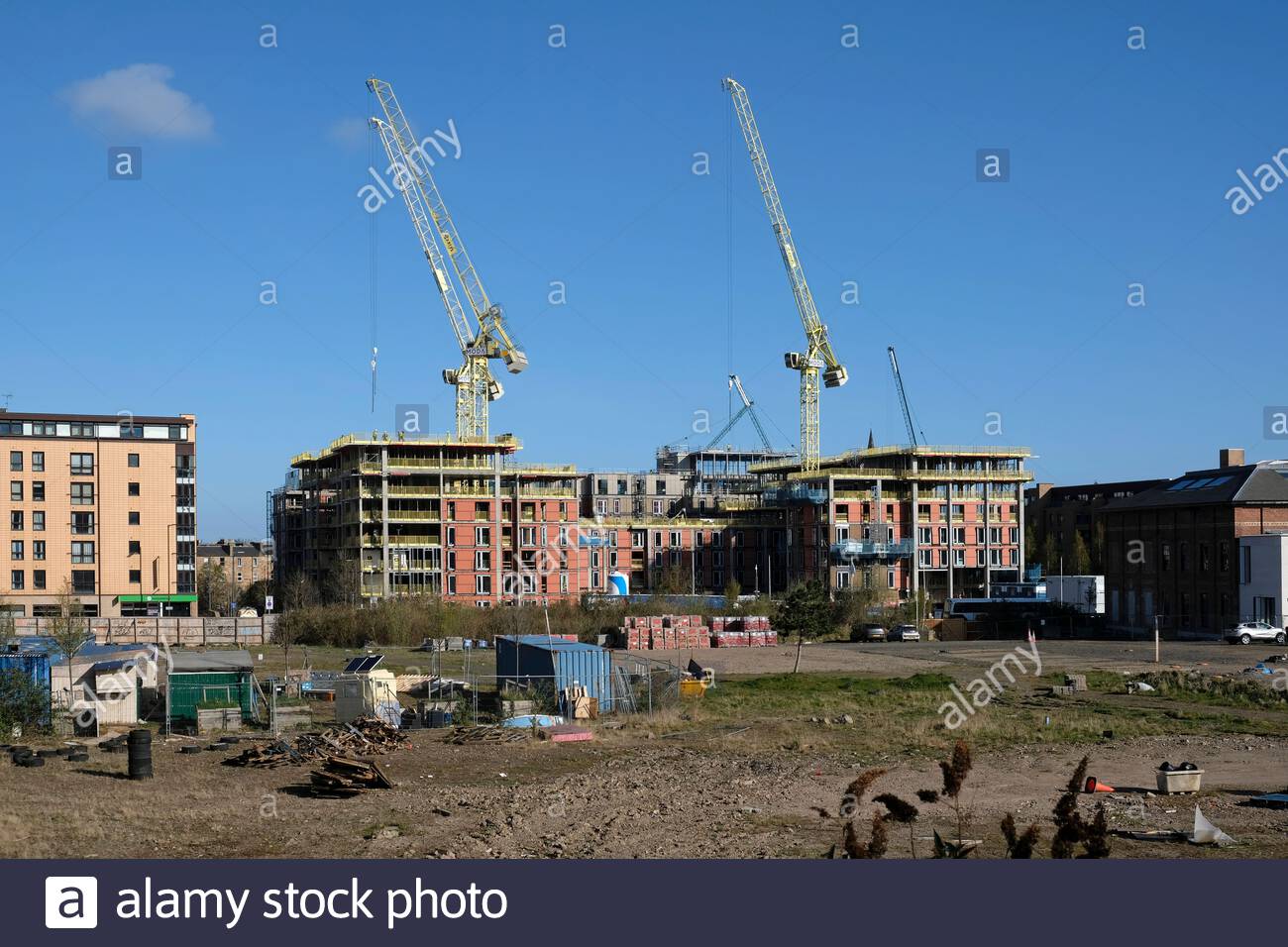 Modern development at Dundee Street Fountainbridge, Edinburgh, Scotland