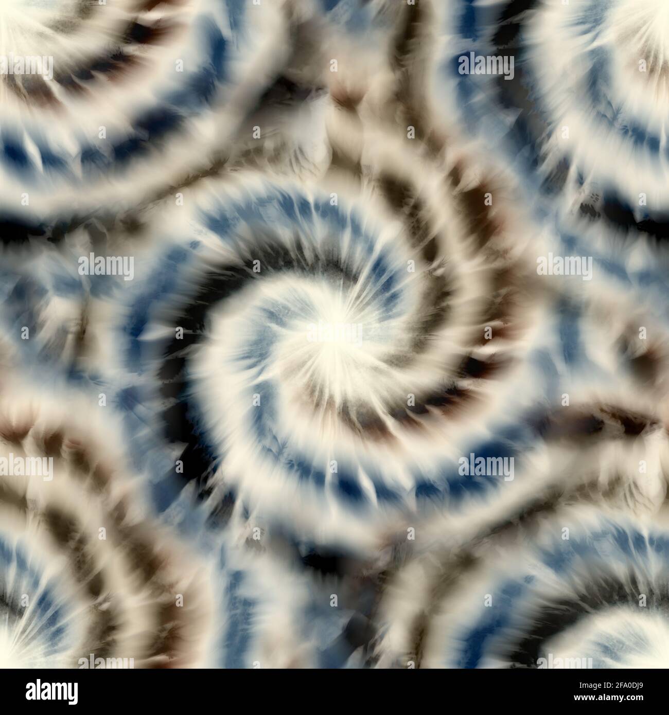 Seamless spiral tie dye pattern for surface design print Stock Photo ...