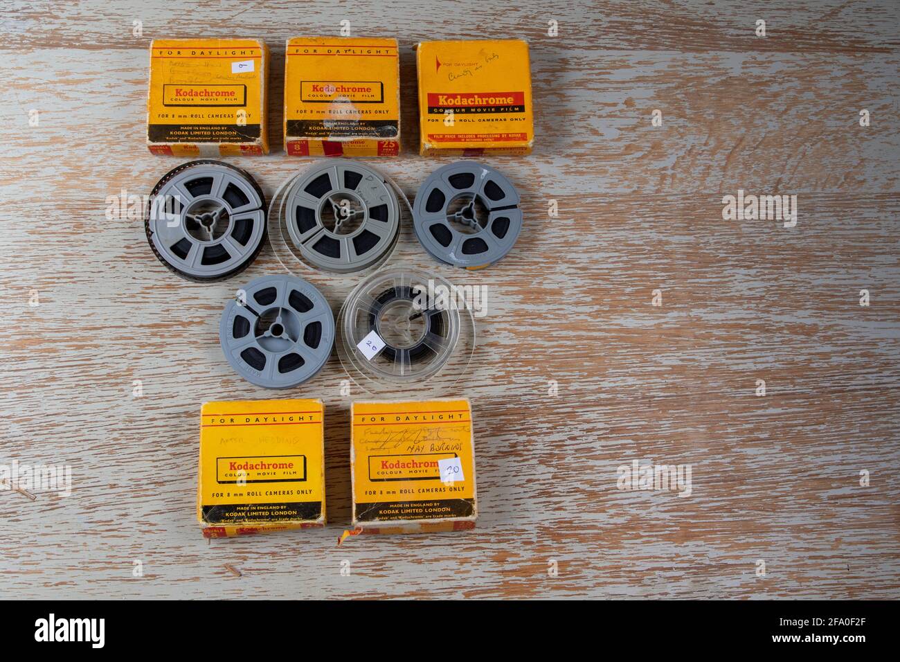 film reel, 8 mm film, super 8, film reels, eight millimeter film, eight mm  film Stock Photo - Alamy