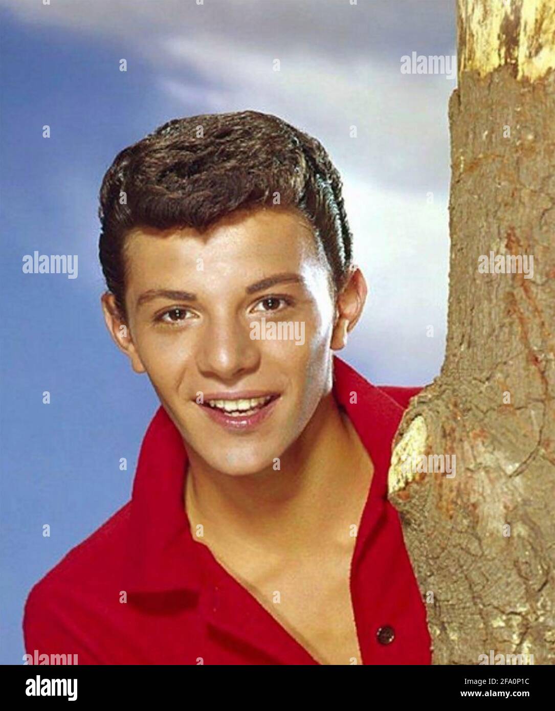FRANKIE AVALON American, singer and film actor about 1963 Stock Photo