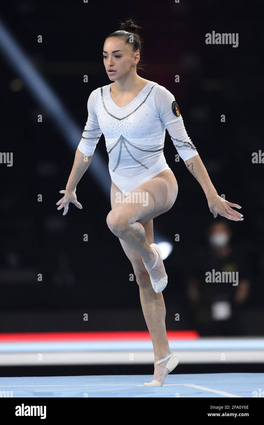 Basel Italy 21st Apr 2021 Larisa Iordache On Floor Romania During Artistic Gymnastics Qualifiers 2021 European Championship Gymnastics In Basel Italy April 21 2021 Credit Independent Photo Agency Alamy Live News Stock Photo Alamy