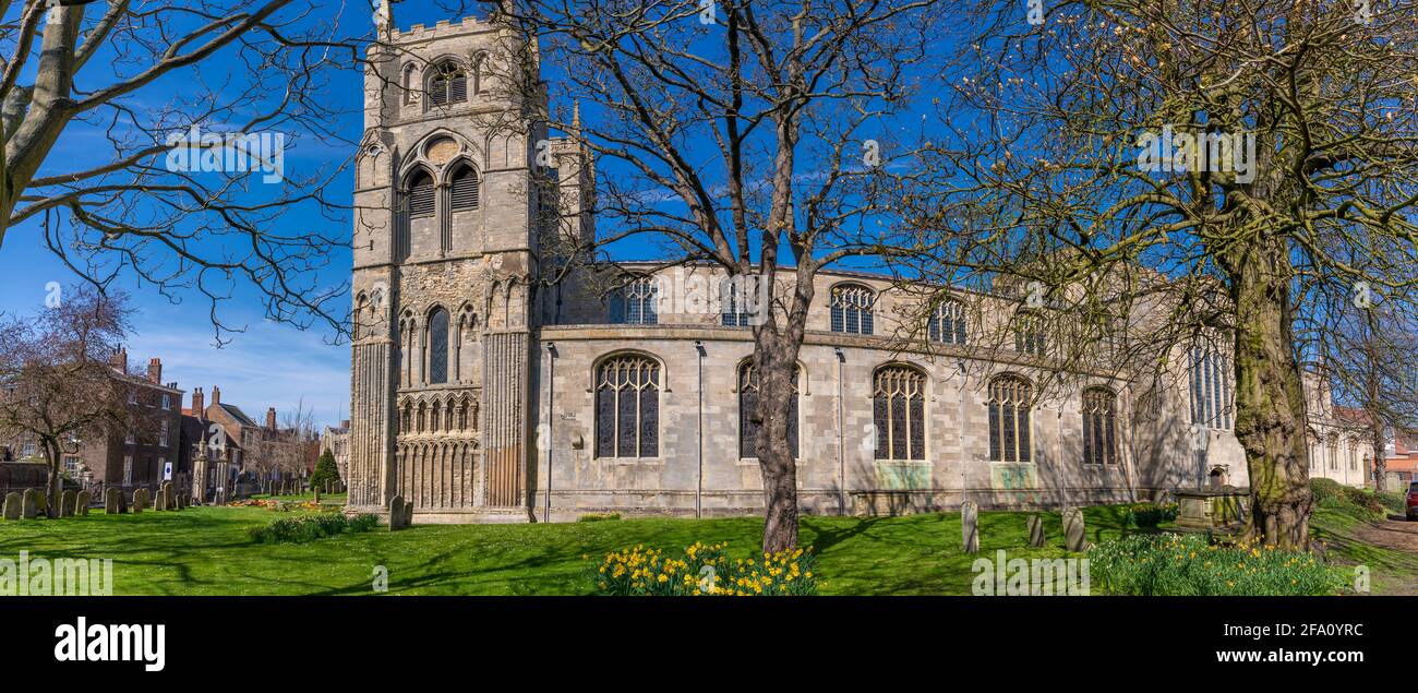 Kings Lynn St Margarets Church Kings Lynn High Resolution Stock ...