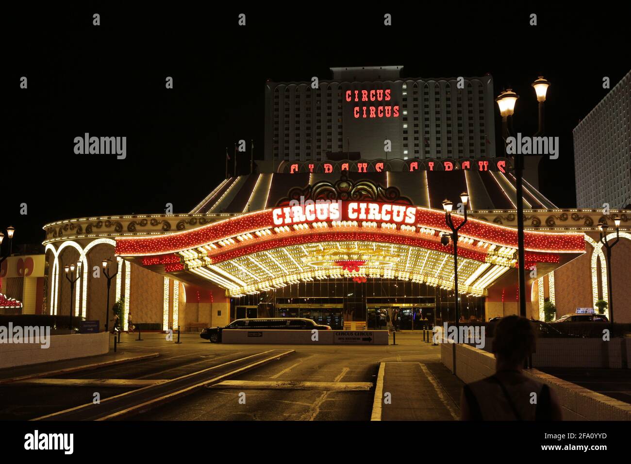 Las Vegas, NV, USA, 2.09.2020 - Circus Circus Hotel, Casino Theme Park Stock Photo