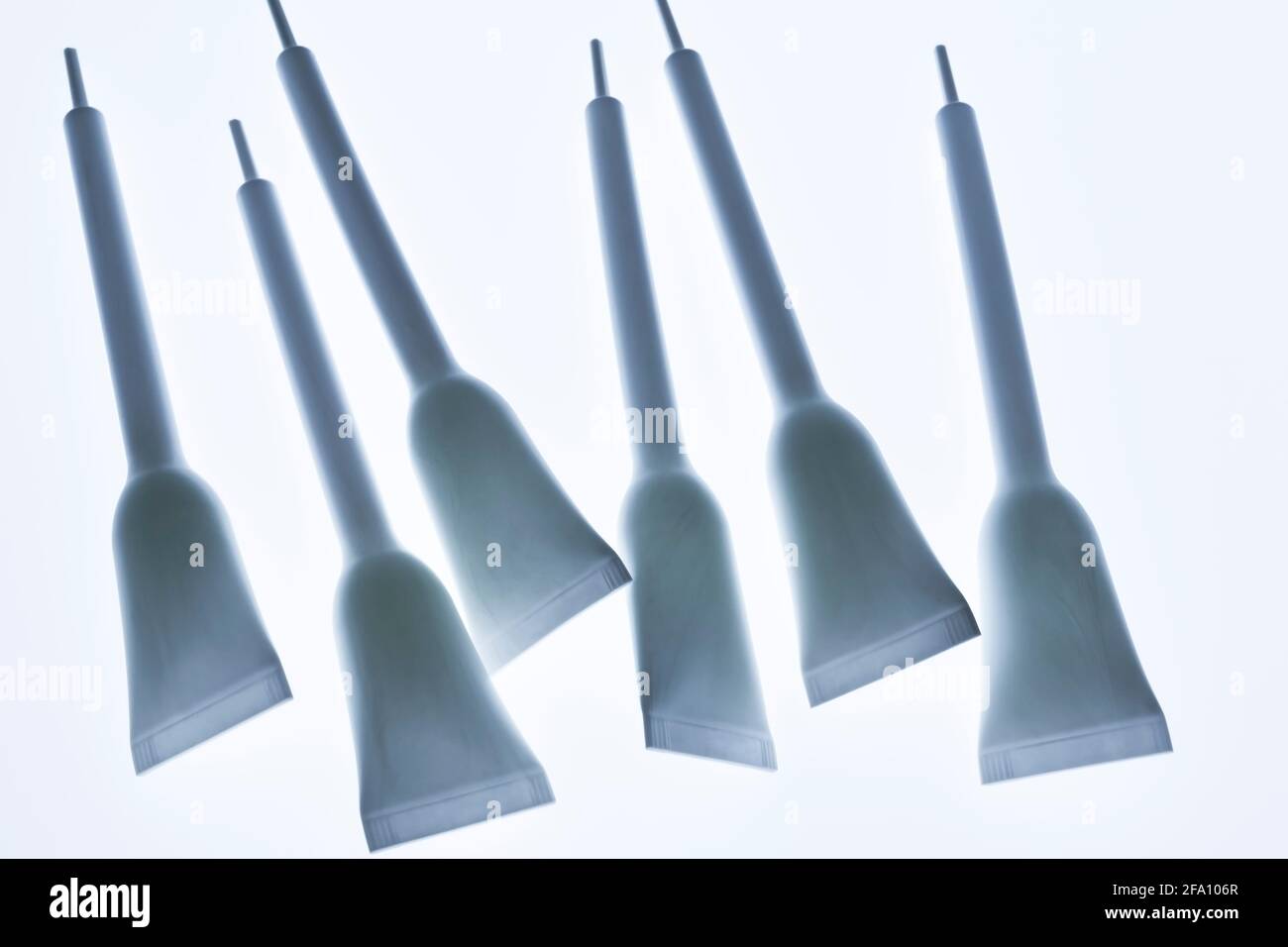 Ointment applicators on white translucent background Stock Photo Alamy