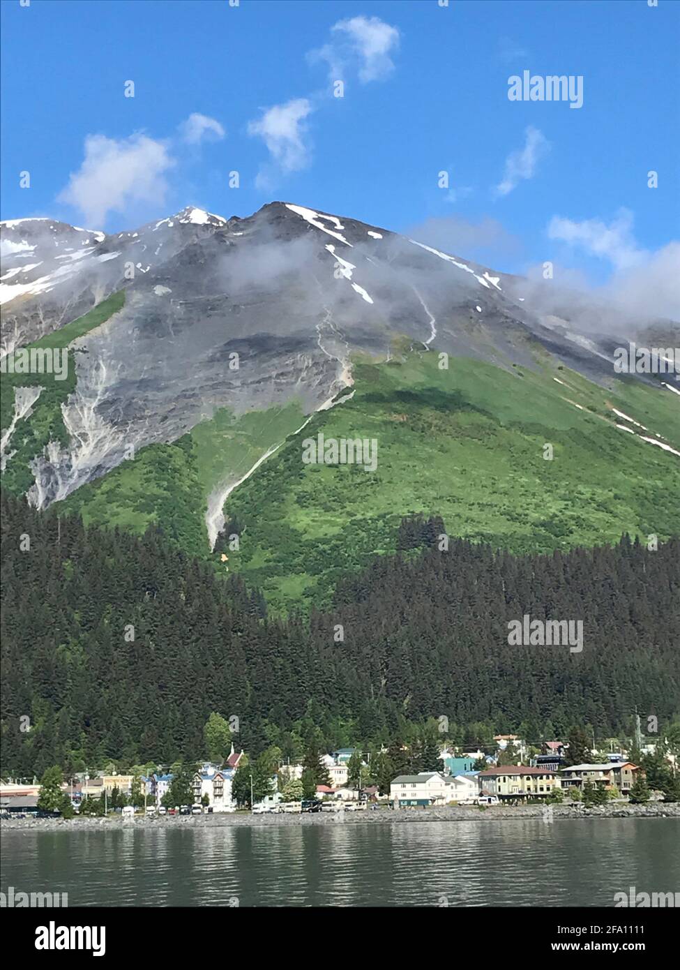 Mount Marathon in Seward Alaska Stock Photo Alamy