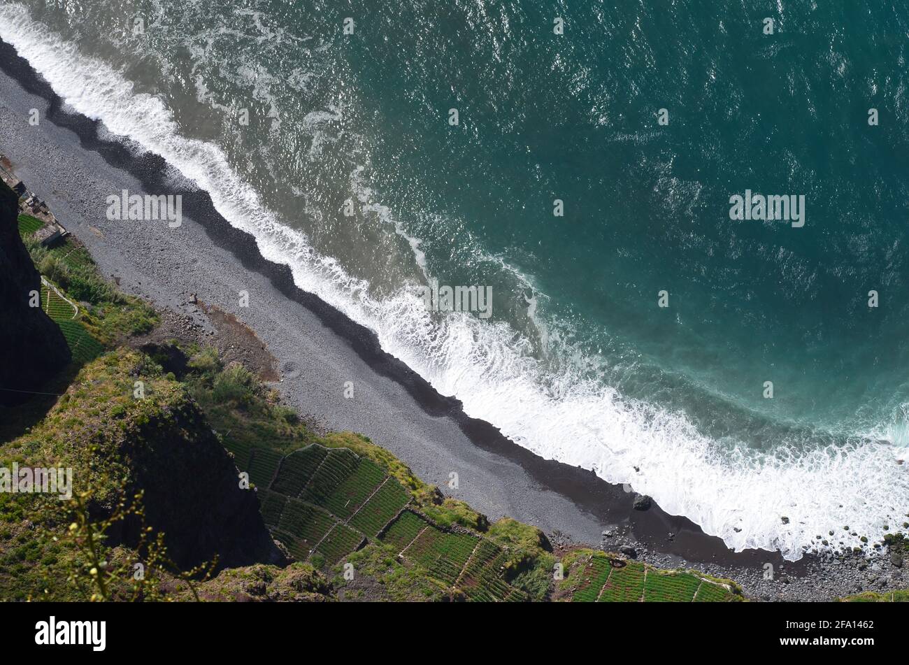 Cabo Girao in Madeira island, one of Europe’s highest sea cliffs Stock Photo