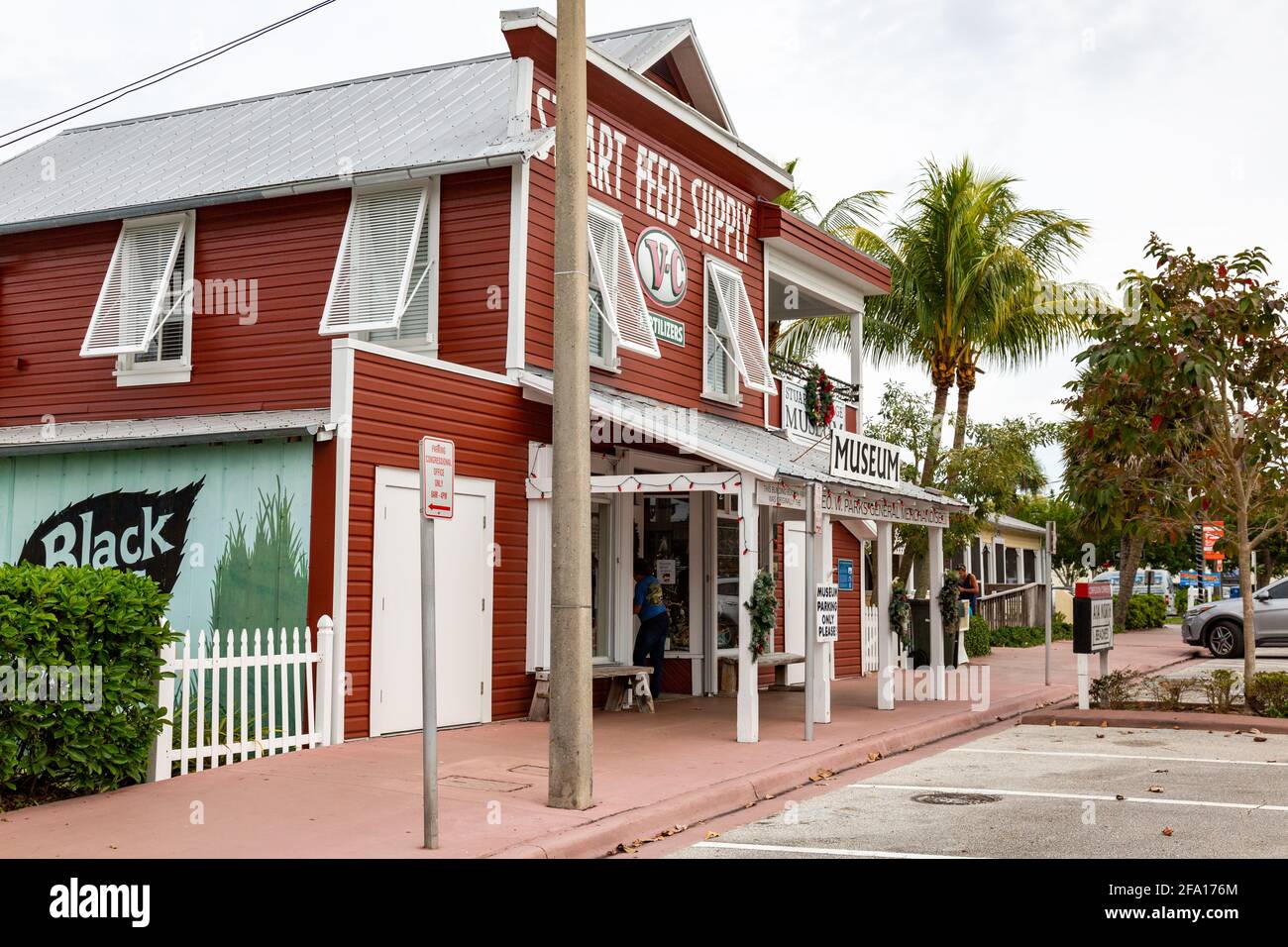 This former general store now serves as the Stuart Heritage Museum in