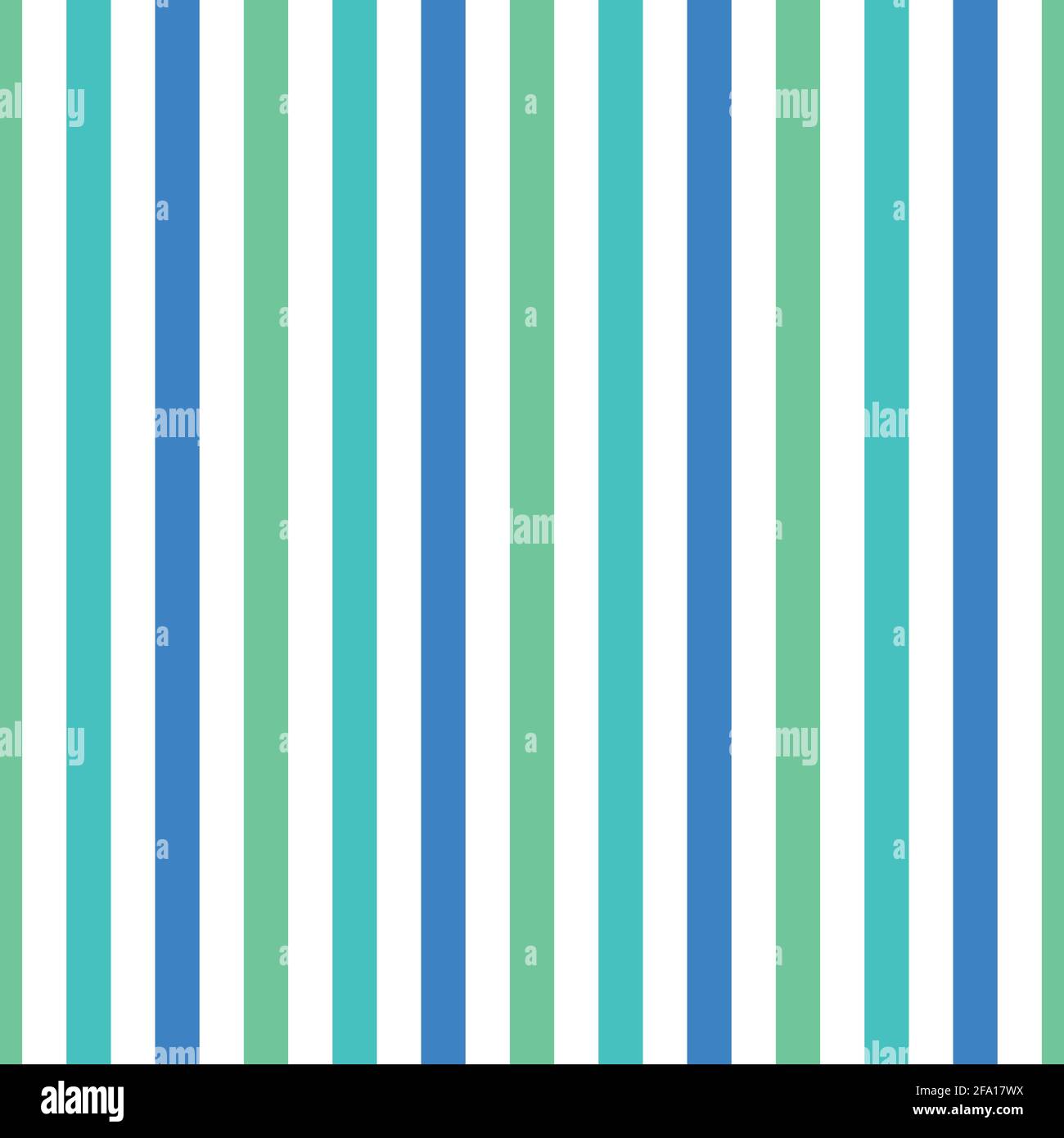 Seamless pattern stripe colorful green and blue pastel colors. Vertical