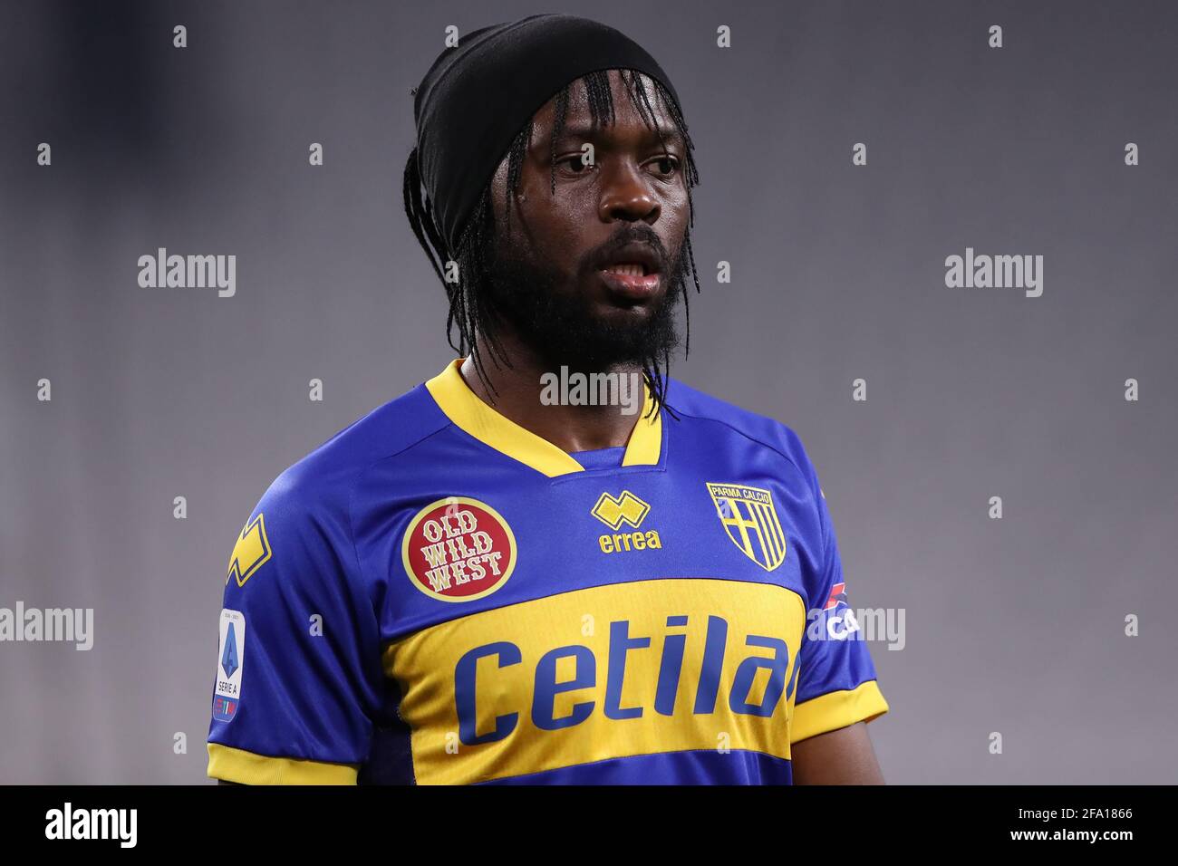 Turin, Italy, 21st April 2021. Gervinho of Parma Calcio looks on during the Serie A match at Allianz Stadium, Turin. Picture credit should read: Jonathan Moscrop / Sportimage Credit: Sportimage/Alamy Live News Stock Photo