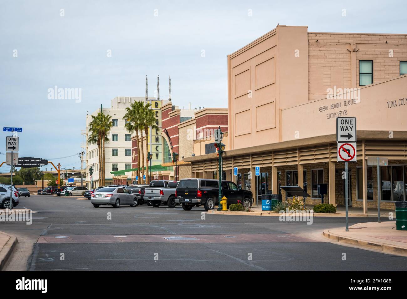 Yuma, AZ, USA December 22, 2019 A well known city as the sunniest