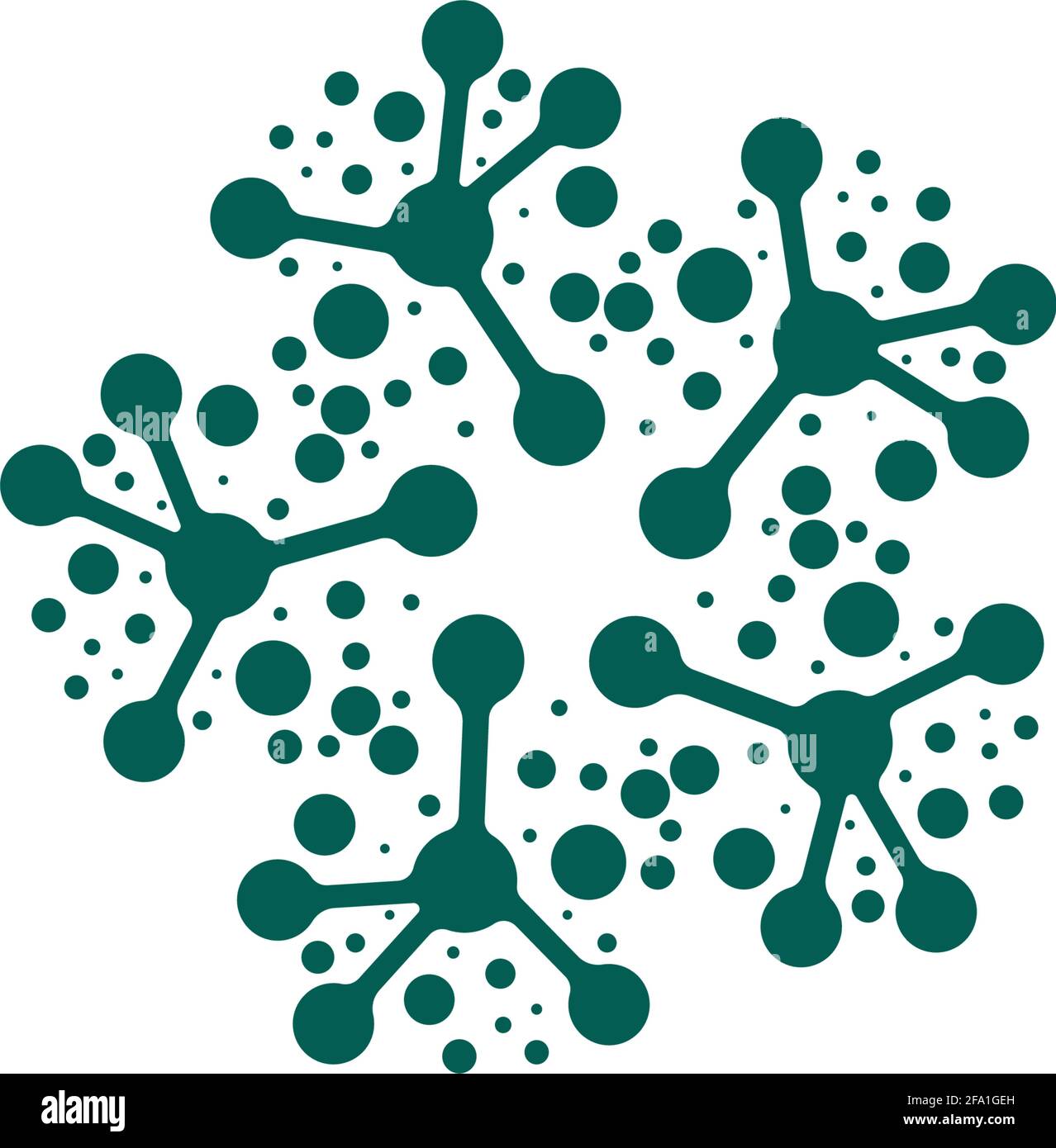 Molecule symbol logo template vector illustration design Stock Vector ...