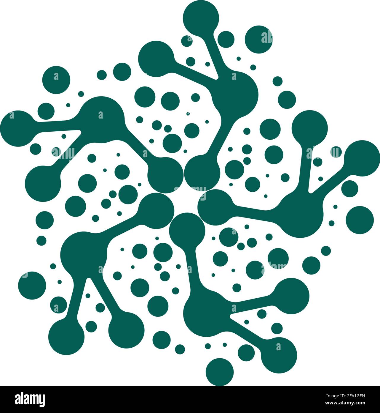 Molecule symbol logo template vector illustration design Stock Vector ...