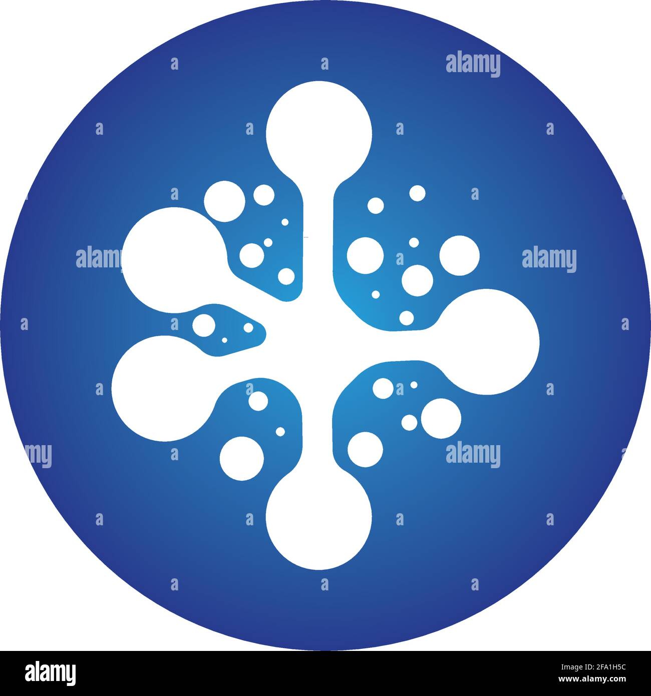 Molecule symbol logo template vector illustration design Stock Vector