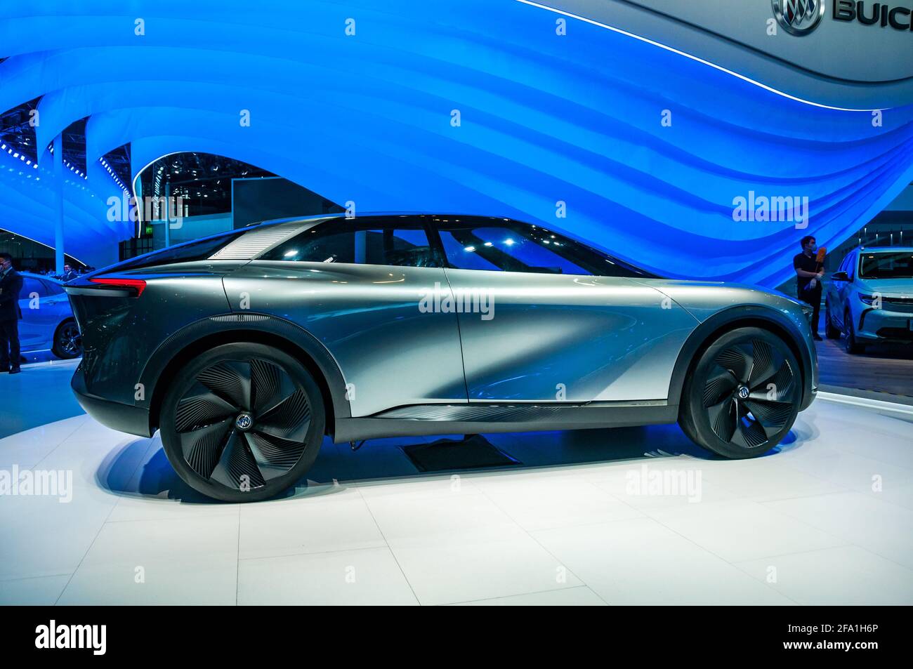 The Buick Electra concept on display at the 2021 Shanghai Auto
