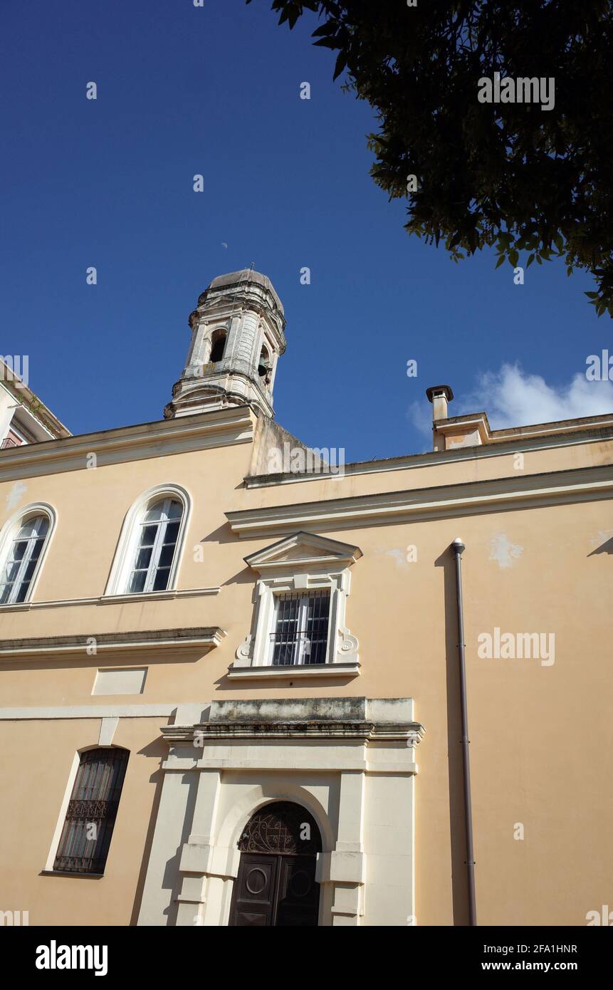 Sassari, Sardinia, Italy. St. Joseph church XIX century Stock Photo