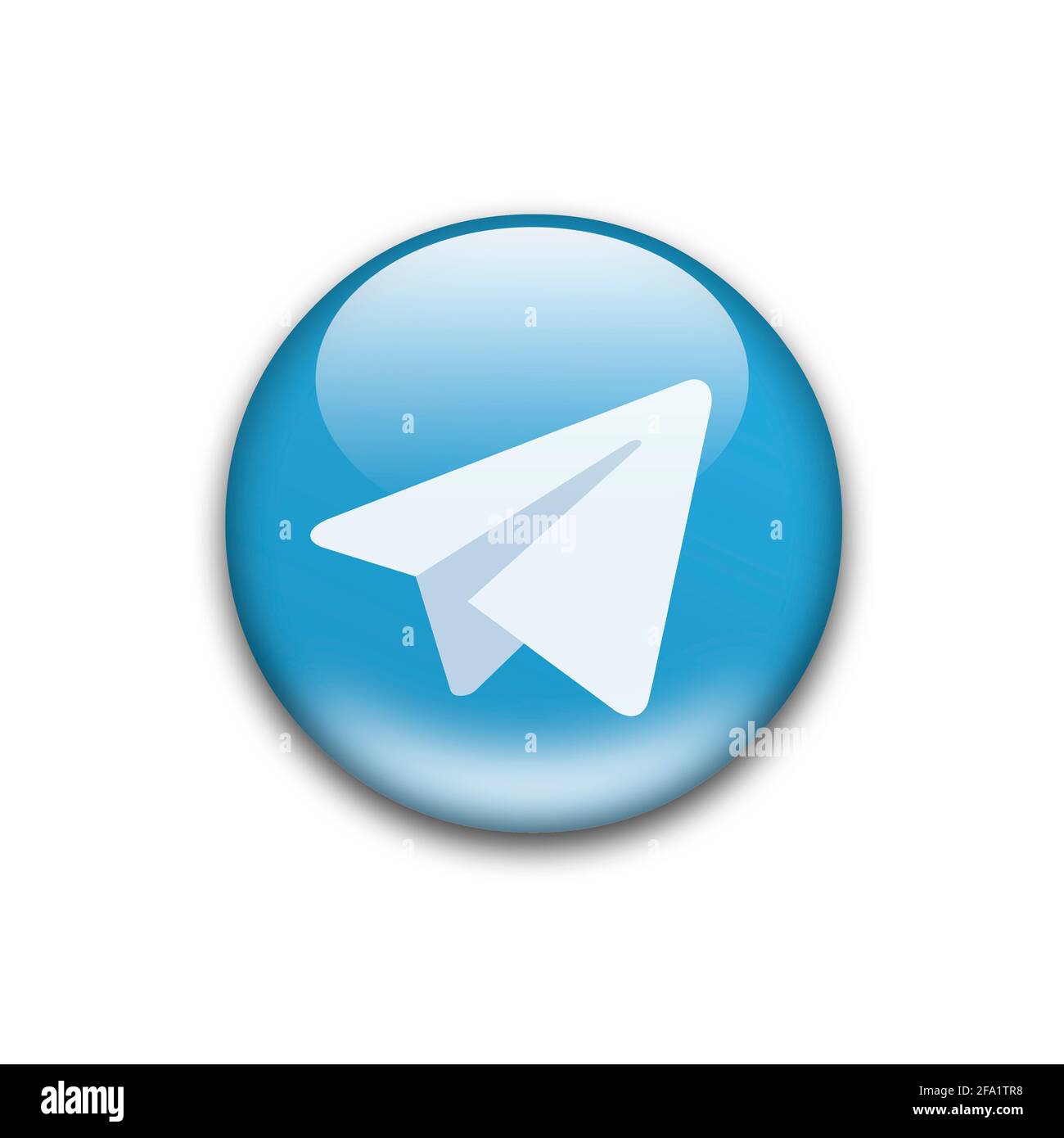 Telegram logo hires stock photography and images Alamy