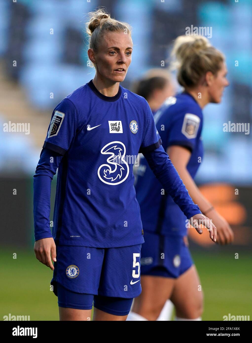Manchester, England, 21st April 2021.  Sophie Ingle of Chelsea during the The FA WomenÕs Super League match at the Academy Stadium, Manchester. Picture credit should read: Andrew Yates / Sportimage Credit: Sportimage/Alamy Live News Stock Photo