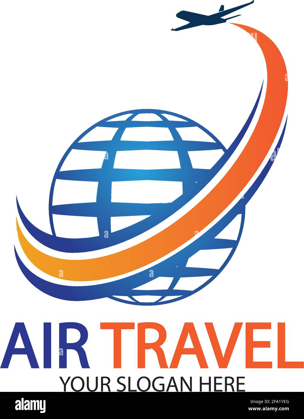 Air Travel logo vector icon design template-vector Stock Vector