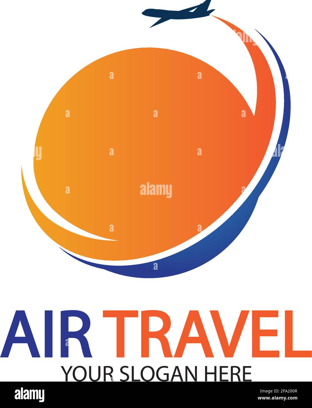 Air Travel logo vector icon design template-vector Stock Vector