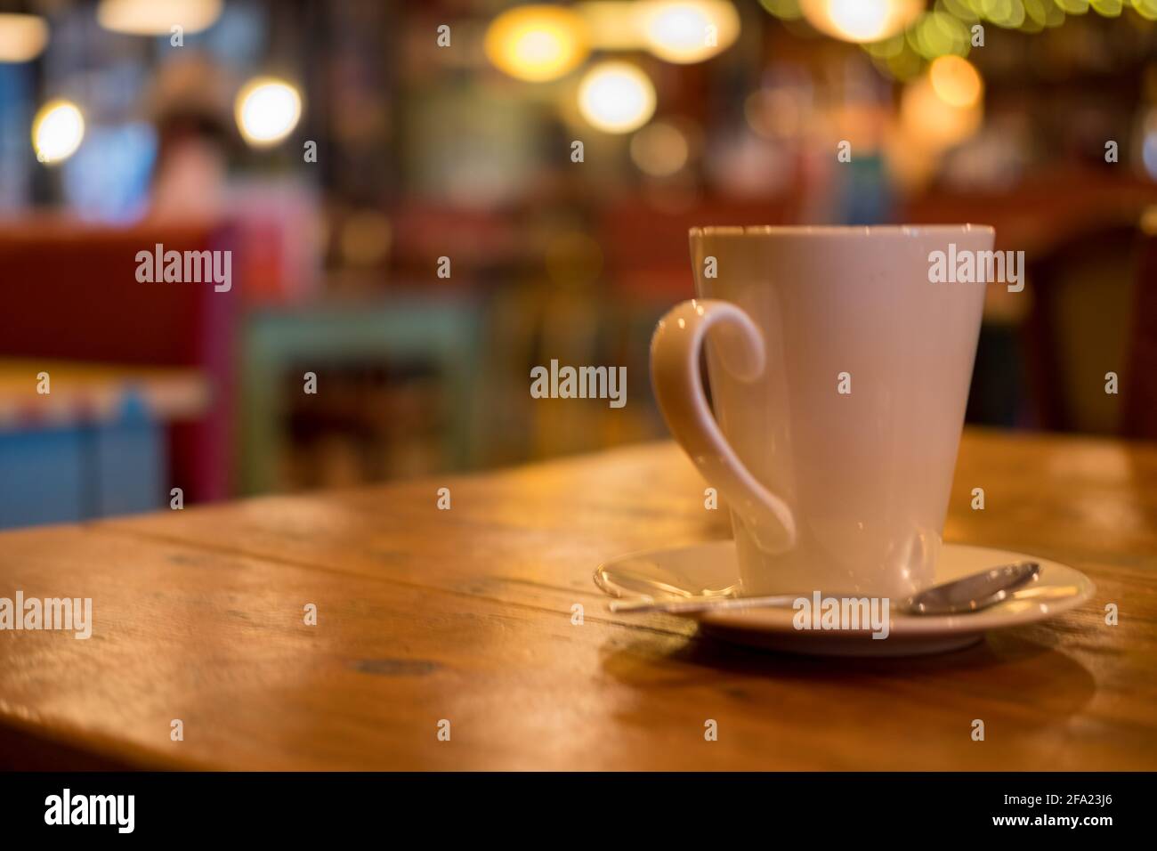 Coffee time in a cafe Stock Photo