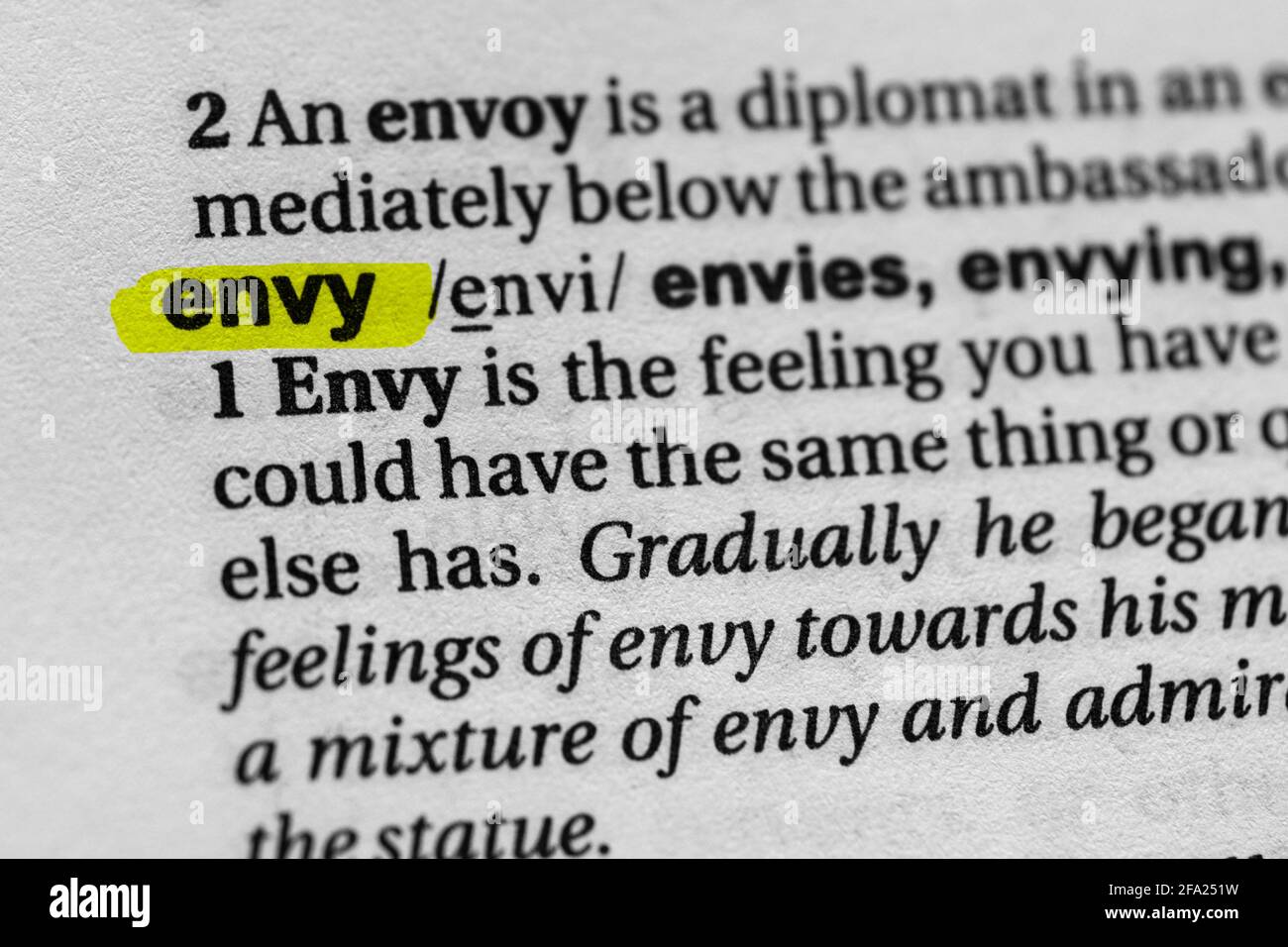 A great definition of “Envy”