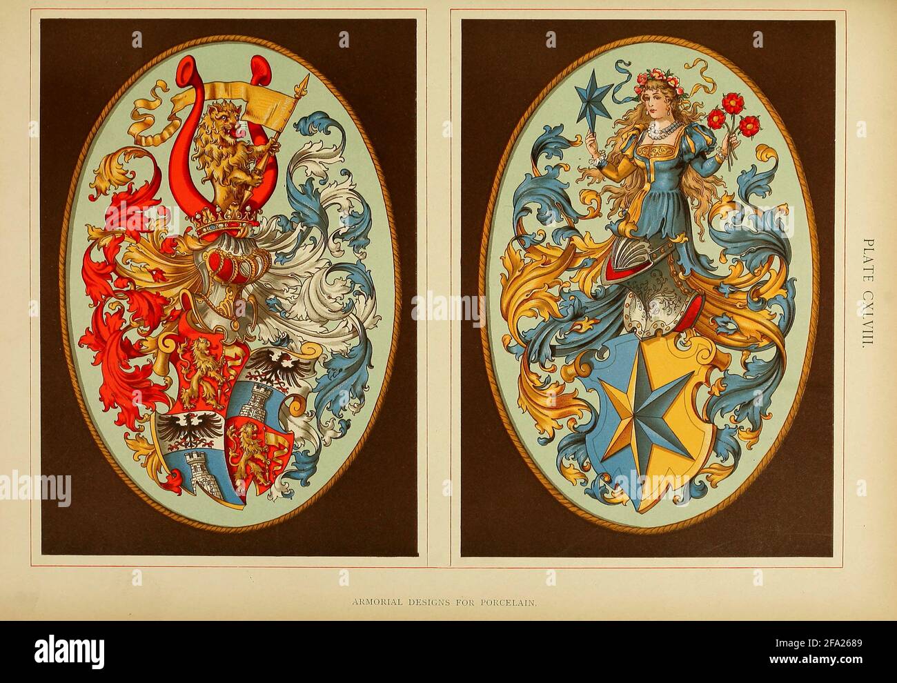 The art of heraldry : an encyclopædia of armory by Fox