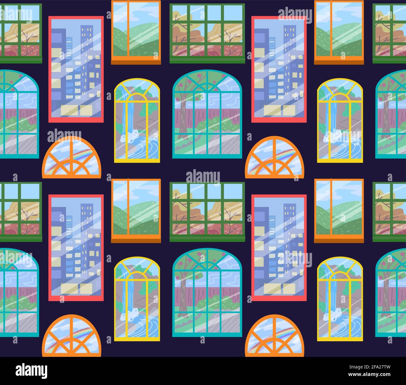 Texture With Window View