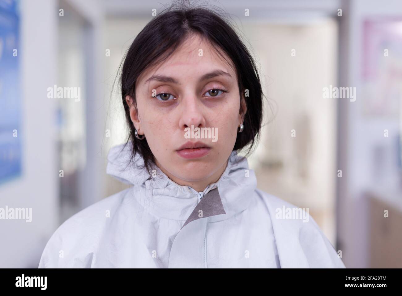 Woman without face mask sitting hi-res stock photography and images - Alamy