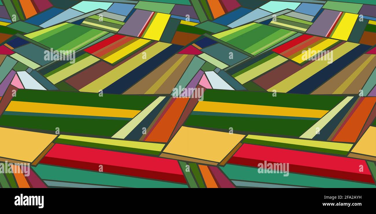 Abstract Pattern Vector Illustration Geometric Background Art Stock Vector