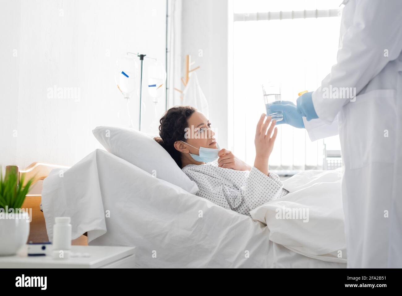 Beautiful mature doctor giving hi-res stock photography and images - Alamy