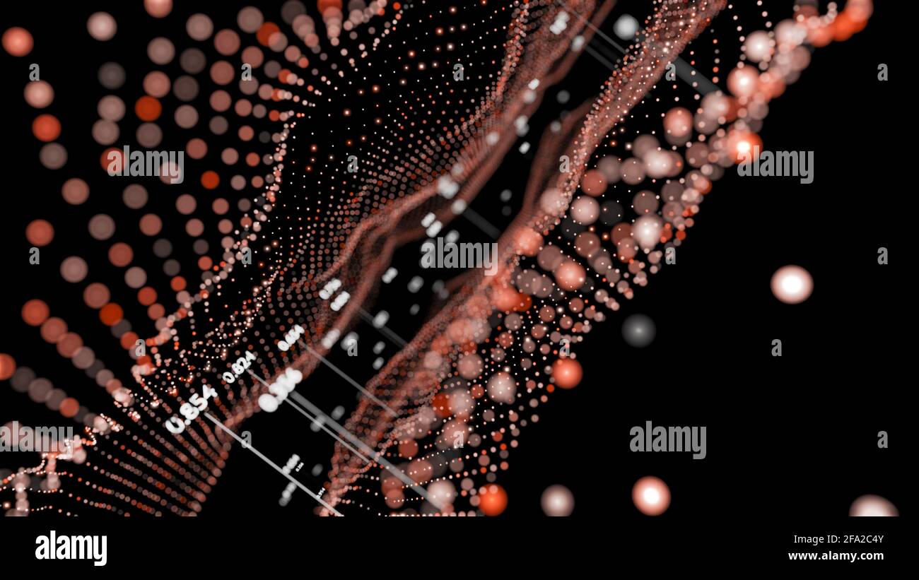 Big Data Visualization. Abstract structure Stock Photo - Alamy