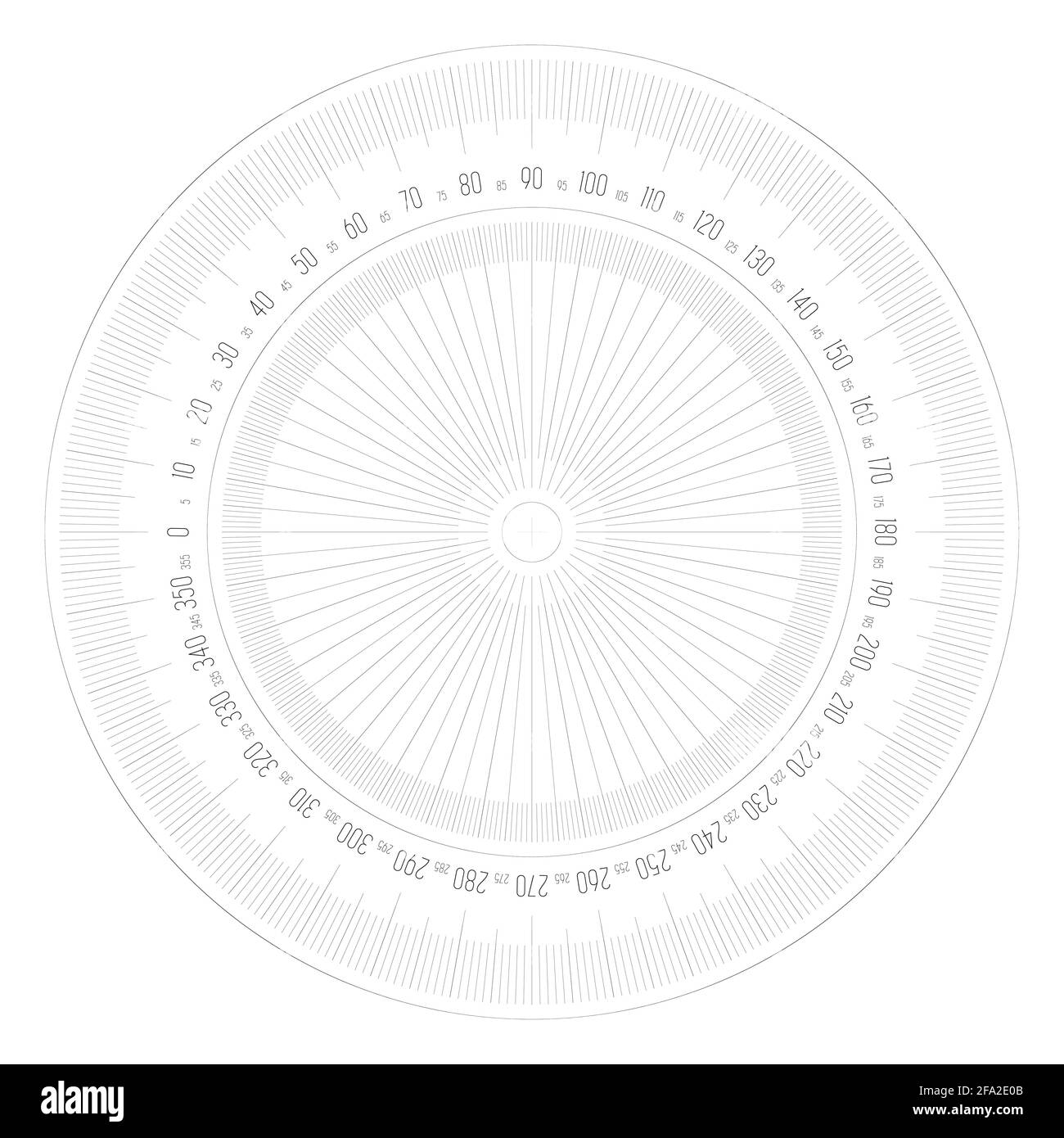 printable protractor 360 pdf