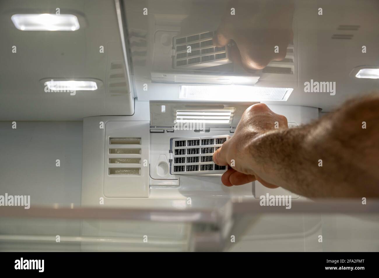 installing a fridge