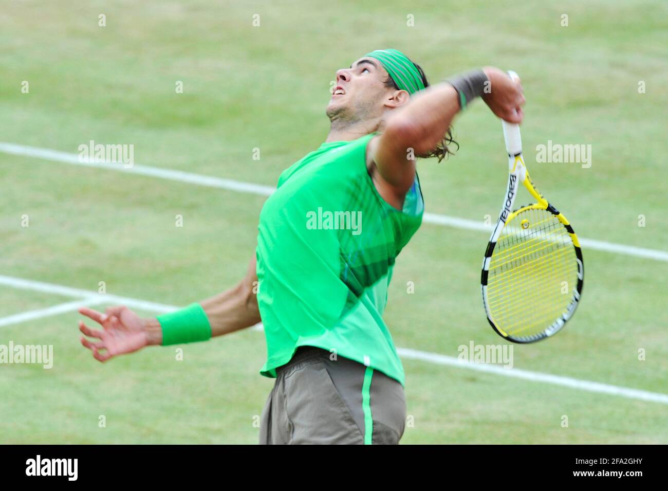 THE ARTOIS CHAMPIONSHIP AT QUEENS CLUB SEMI-FINAL R.NADEL V A.RODDICK.   14/6/2008. PICTURE DAVID ASHDOWN Stock Photo