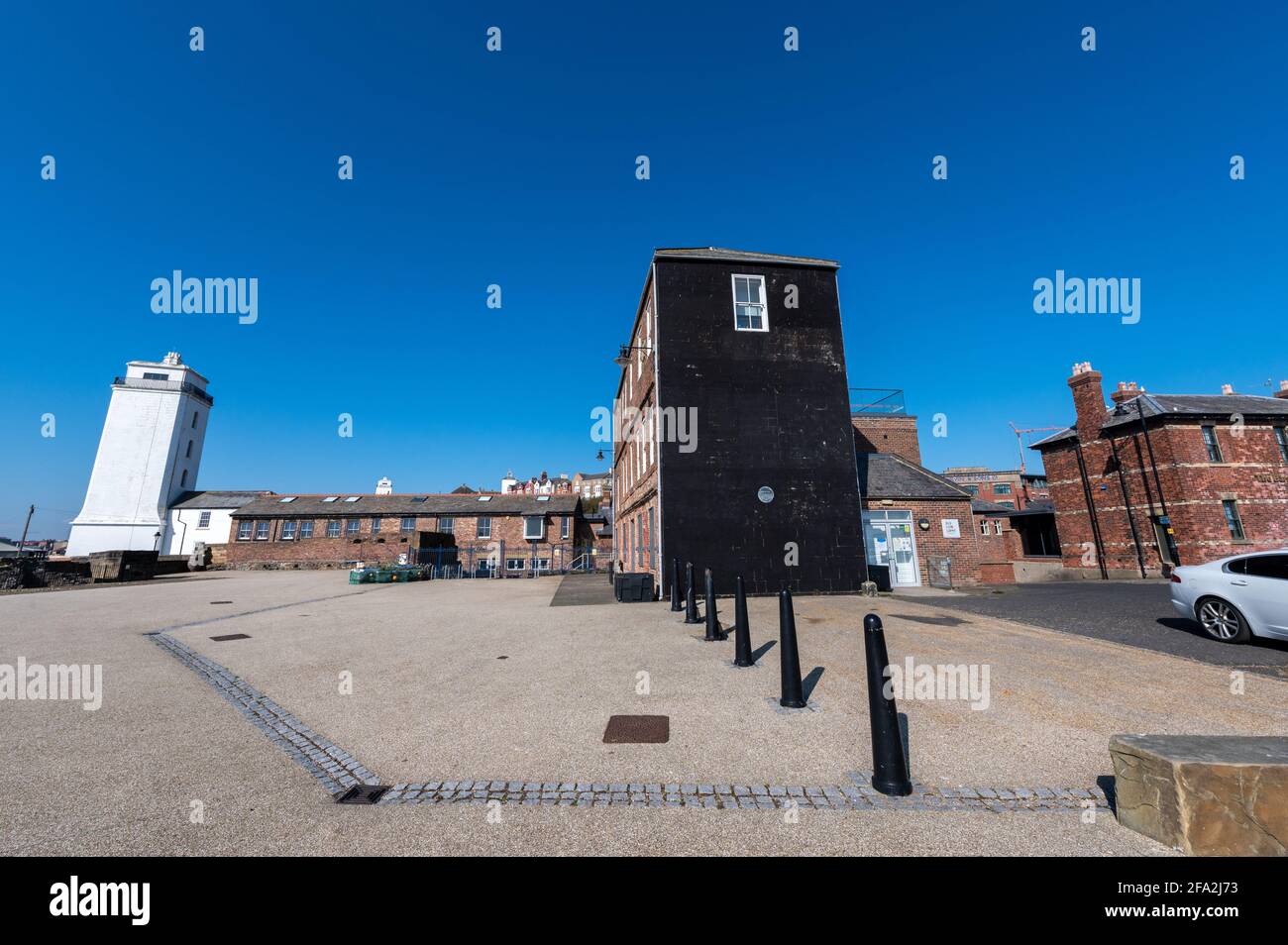 North Shields Low Light Lighthouse, North Shields, Tyne and Wear, UK Stock Photo