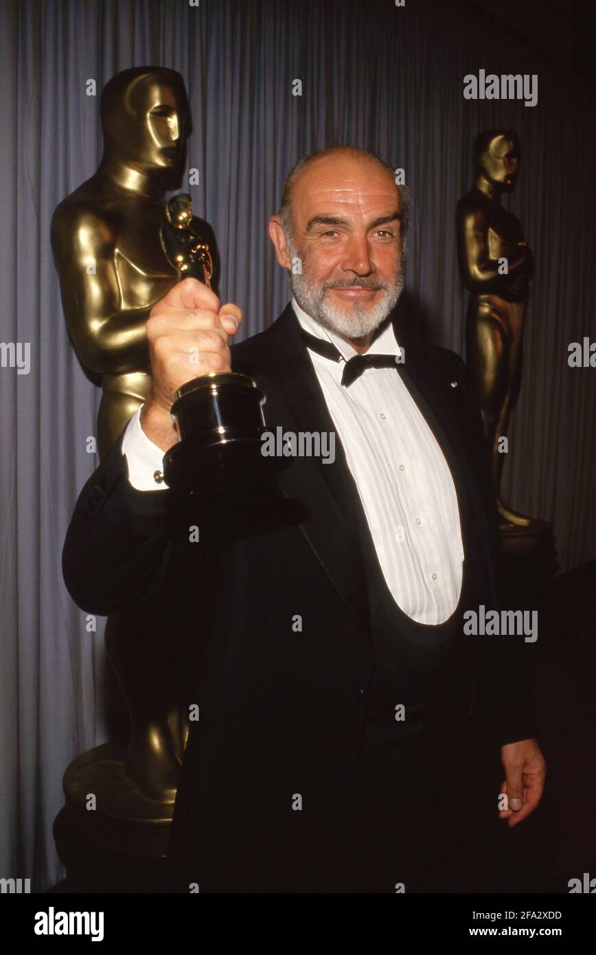 Sean Connery during 60th Annual Academy Awards at Shrine Auditorium in