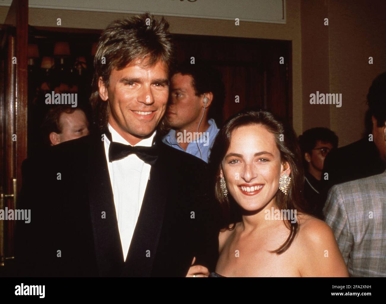 Marlee Matlin, Richard Dean Anderson at For Love Of Children AIDS Benefit Gala on July 8, 1988 at the Century Plaza Hotel in Century City, California Credit: Ralph Dominguez/MediaPunch Stock Photo