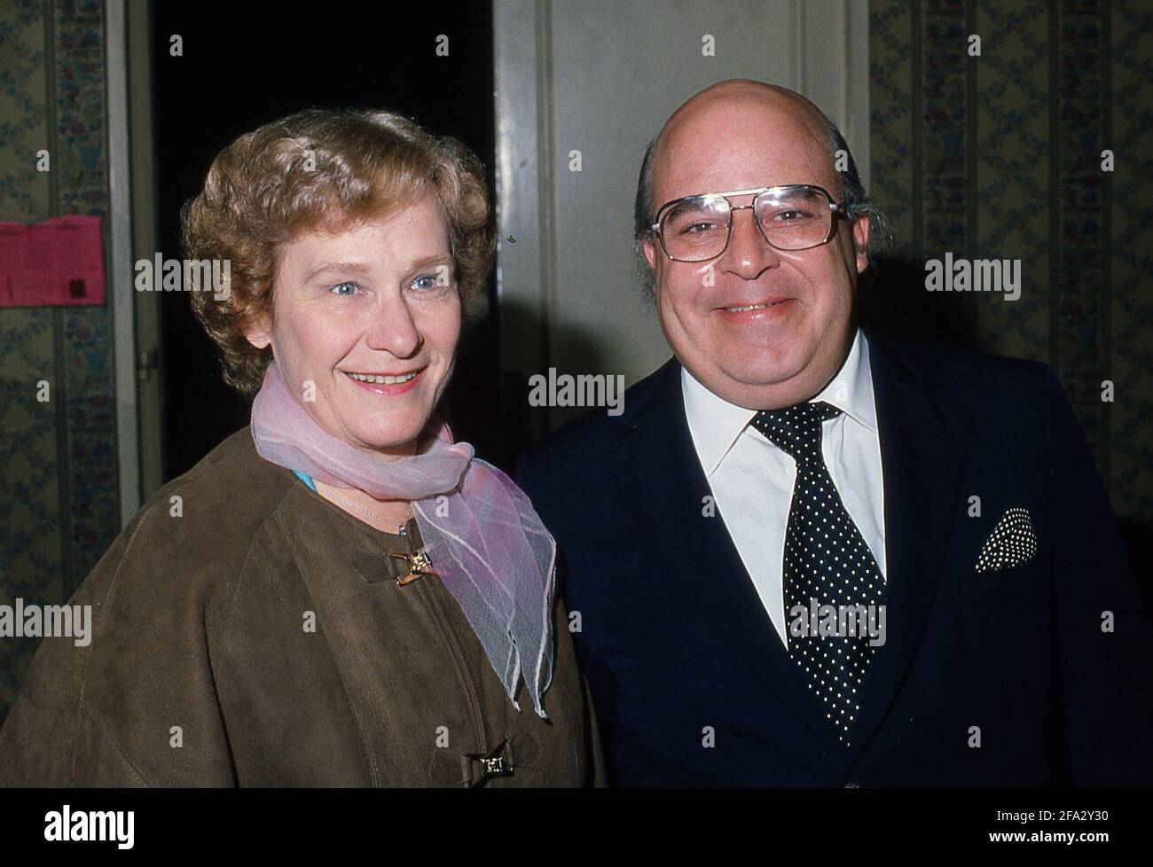Evelyn Robinson and Sorrell Booke Circa 1980’s Credit: Ralph Dominguez
