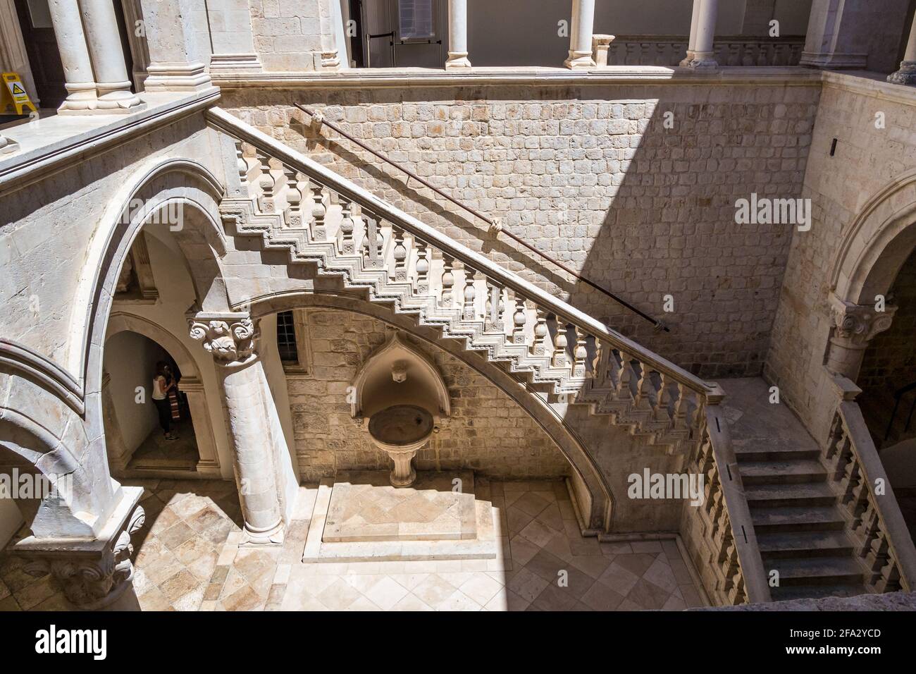 The Rector At Rector Palace The rectors palace in Dubrovnik, Croatia was the residence of the ...