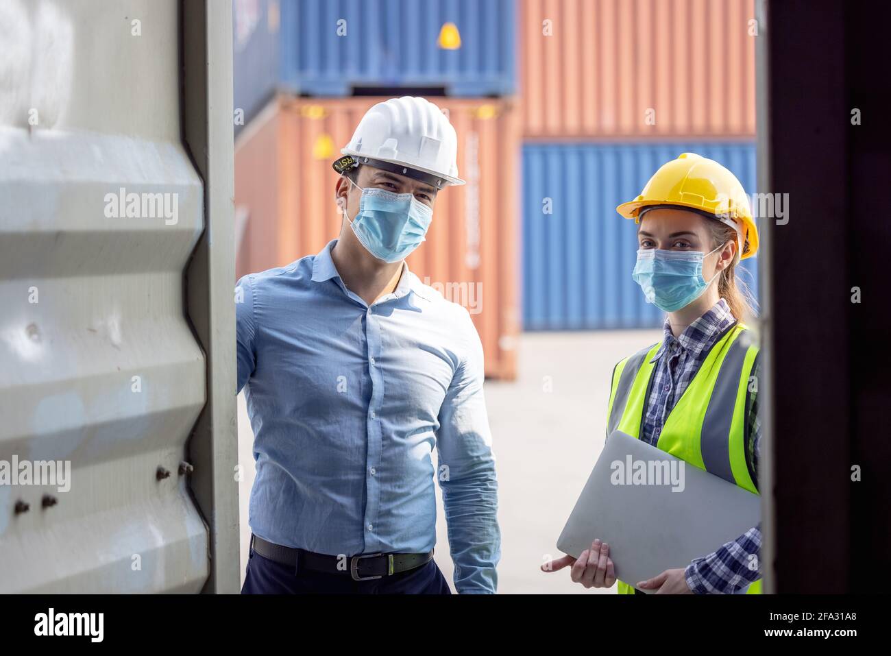 Cargo container inspection hi-res stock photography and images - Alamy