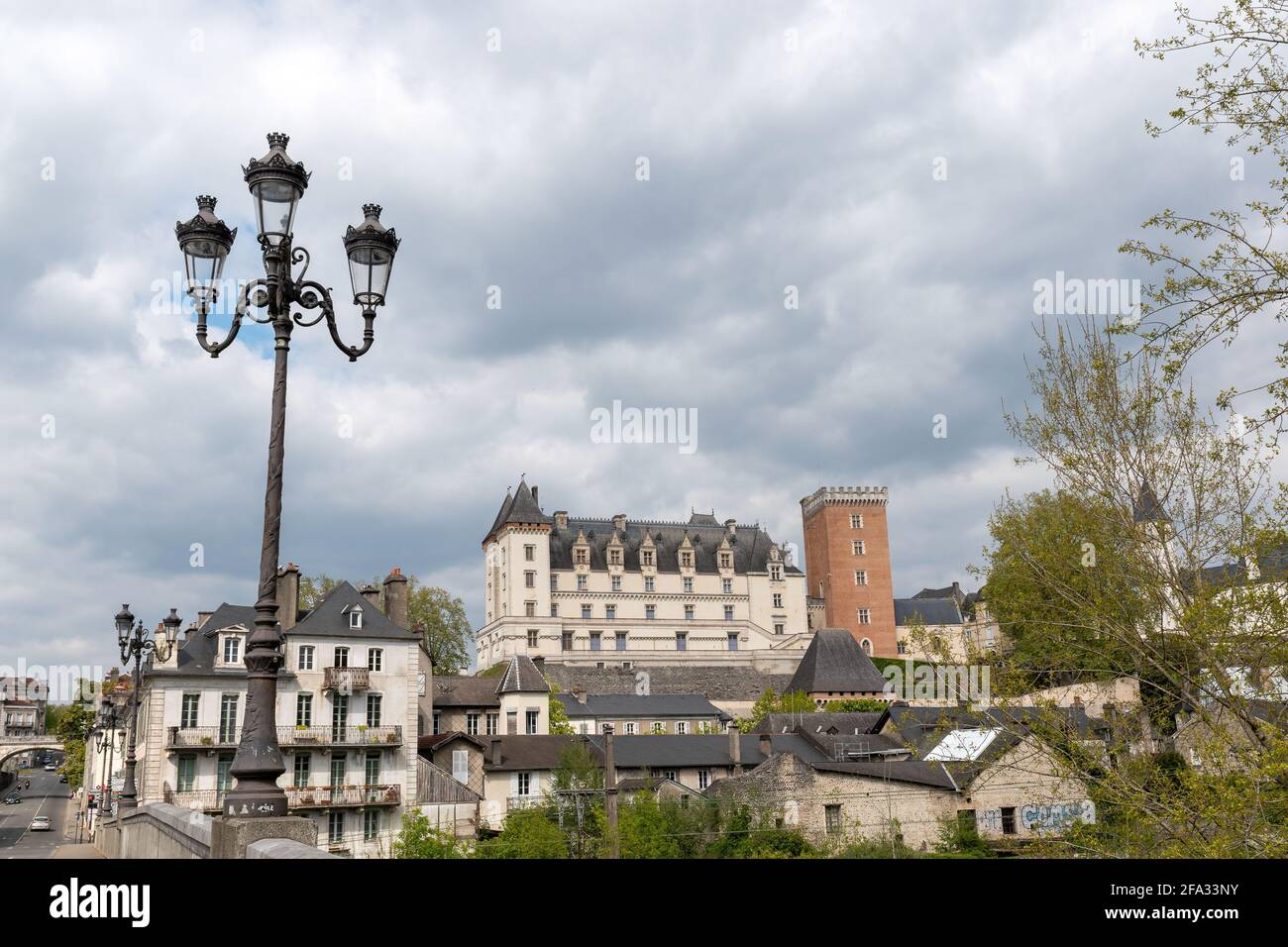 Castle of henry IV in pau, aquitaine france Stock Photo