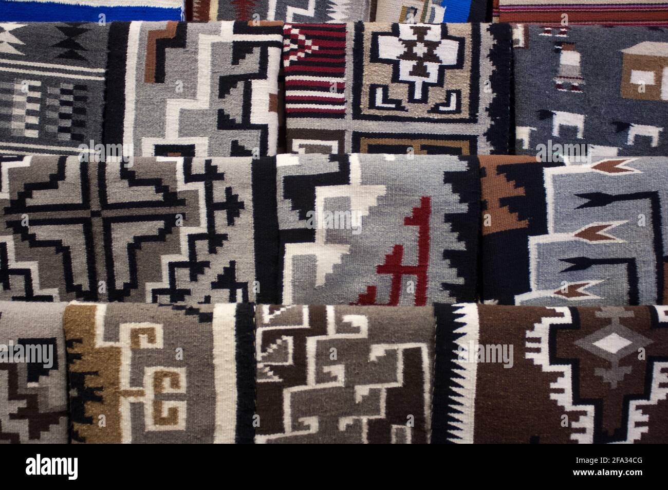 Handmade Navajo Rugs Stock Photo - Alamy