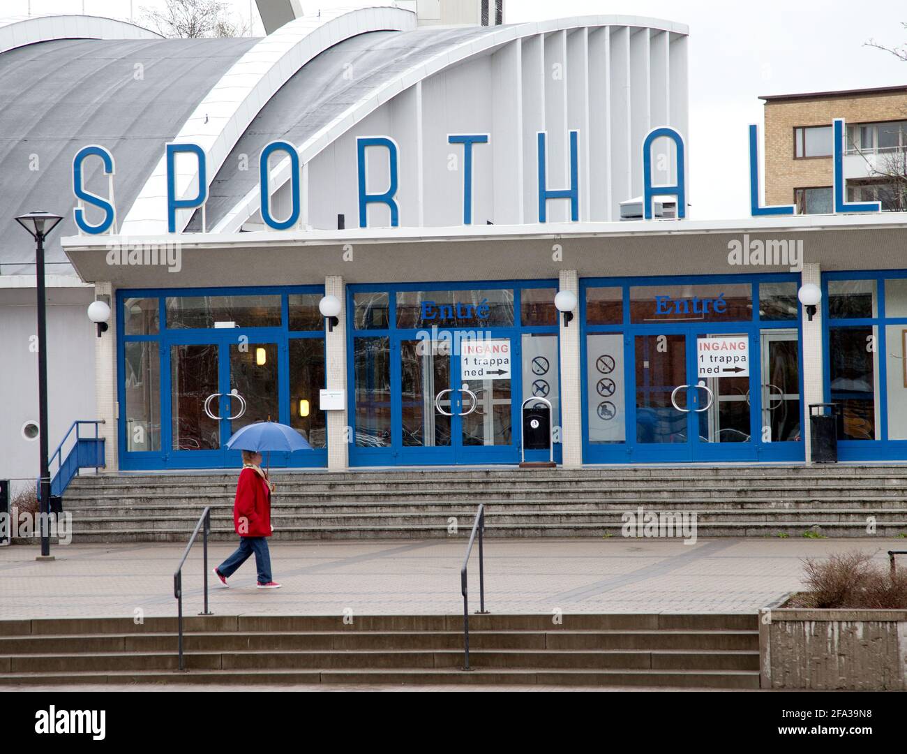 Linköping sports hall Stock Photo - Alamy