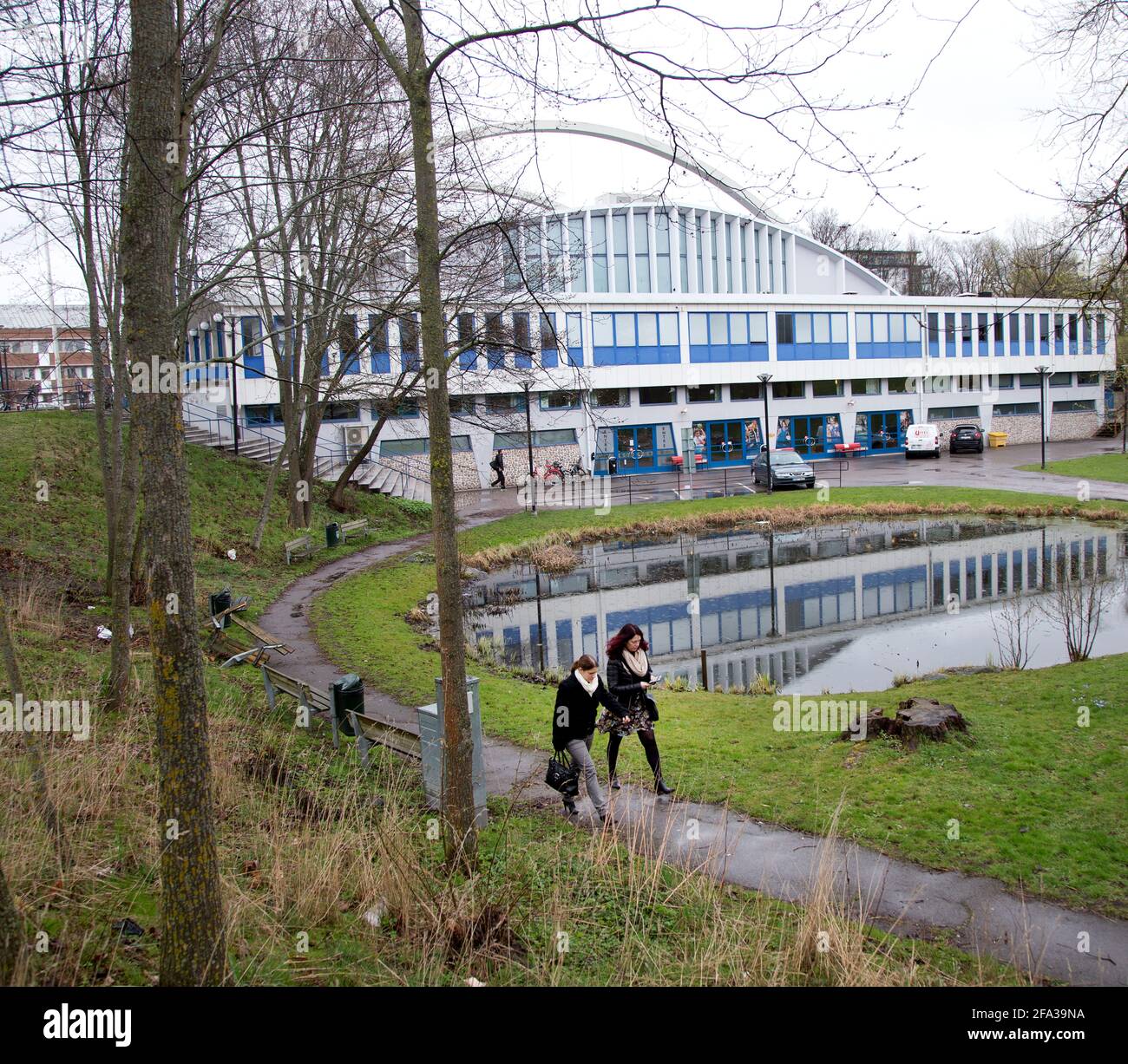 Linköping sports hall Stock Photo - Alamy