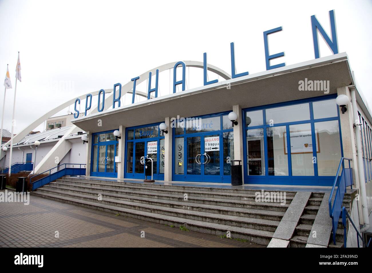 Linköping sports hall Stock Photo - Alamy